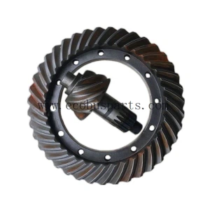 Juhtiv ja juhitav koonusülekanne kuningliku bussi telje jaoks